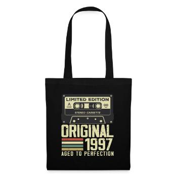 27th Retro Style Anniversary Gift 1997 - Tote Bag - black - Front