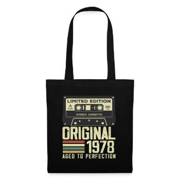 46th Retro Style Anniversary Gift 1978 - Tote Bag - black - Front