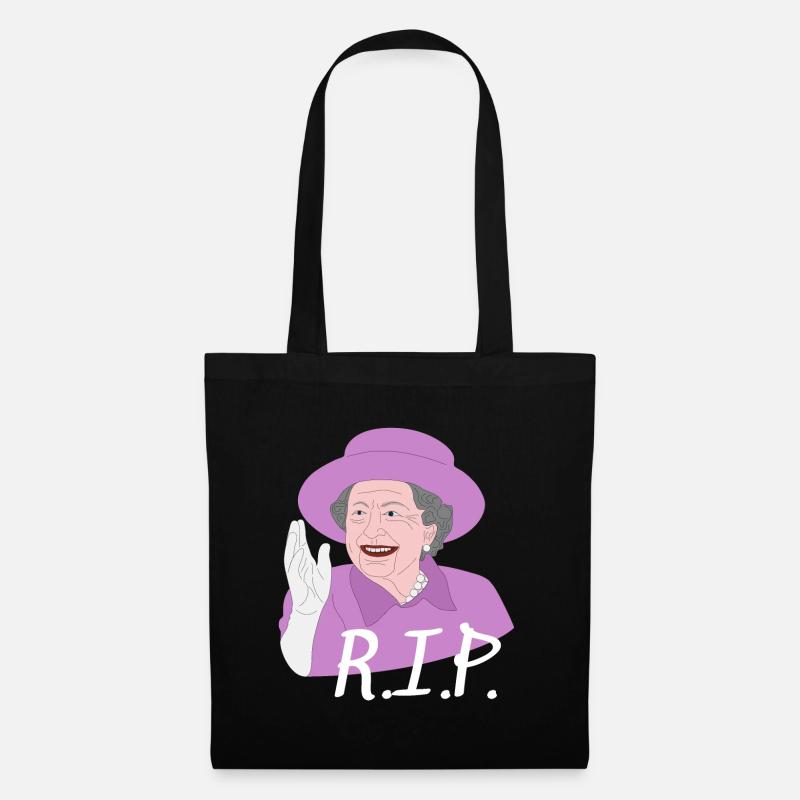 R.I.P. Queen Elizabeth - Stoffbeutel - Schwarz