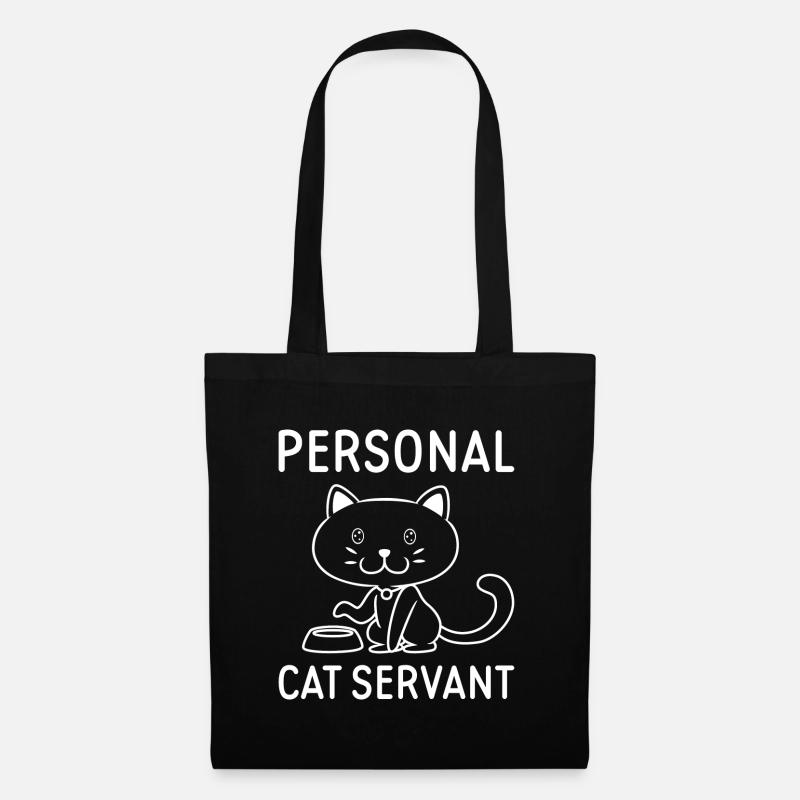 Personal Cat Servant - Tote Bag - black