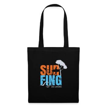 012s Surfing2 - Sac en tissu - noir - Devant