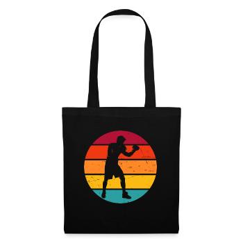 Boxe Boxe Femmes Boxe Hommes Boxeur - Sac en tissu - noir - Devant