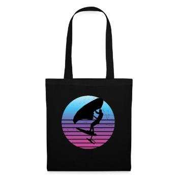 wingfoil foilwing homme hydroptère wingsurfen - Sac en tissu - noir - Devant