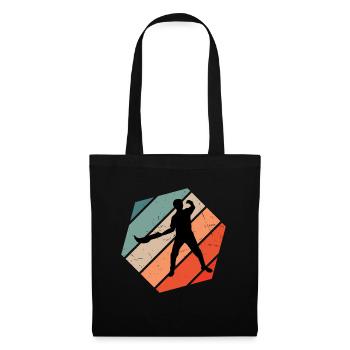 Femmes Jai Alai Hommes Pelote vasca Pelote Basque - Sac en tissu - noir - Devant