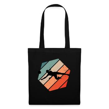 Joueurs de volleyball masculins Jeux de volleyball - Sac en tissu - noir - Devant