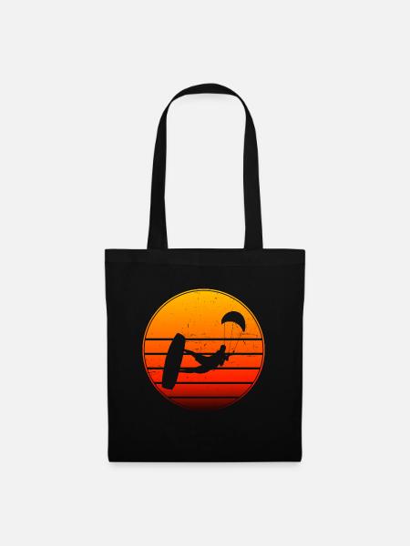 Kitesurfer Women Kitesurfing Kitesurfing Men - Tote Bag - black