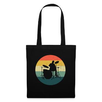 Batteur Batterie Percussionniste Dames Batterie - Sac en tissu - noir - Devant