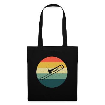 Tromboniste Brass Band Hommes Femmes Brass Brass - Sac en tissu - noir - Devant