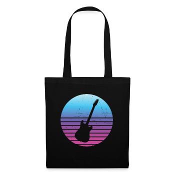 Guitar Guitar Player Guitarist Men's Guitar - Tote Bag - black - Front