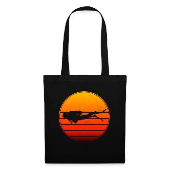 Diver Diving Women Divers Free Dive Scuba Diving - Tote Bag - black - Front