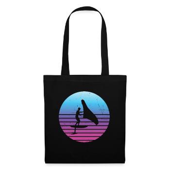 hydroptère Femmes wingfoil foilwing Hommes wingsurf - Sac en tissu - noir - Devant