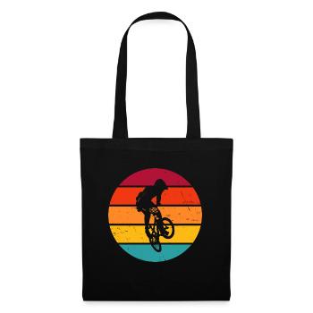Herren Bike bmx Damen bmx jungen bmx fahrrad - Stoffbeutel - Schwarz - Vorne