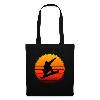Snowboarding Women's Snowboard Snowboarder Men - Tote Bag - black - Front