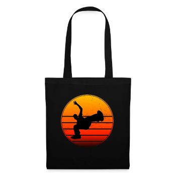 Hommes Femmes Breakdance Bboy Hip Hop Hiphop - Sac en tissu - noir - Devant