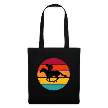 Équitation Hommes Femmes Dressage Sport équestre - Sac en tissu - noir - Devant