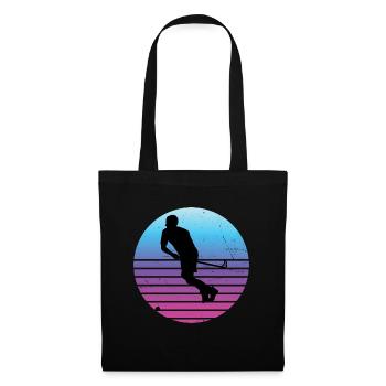 Women's Floorball Men Innebandy Hockey Salibandy - Tote Bag - black - Front