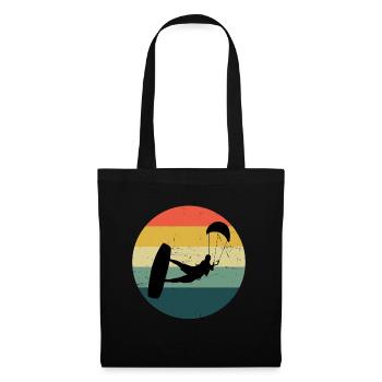 Kiten Kitesurfing Kitesurfen Kite Kitesurf - Tote Bag - black - Front
