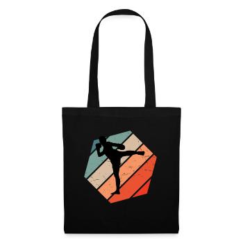 Boxe Thaïlandaise Hommes Boxe Thaïlandaise Boxeur Thaïlandais Femmes - Sac en tissu - noir - Devant