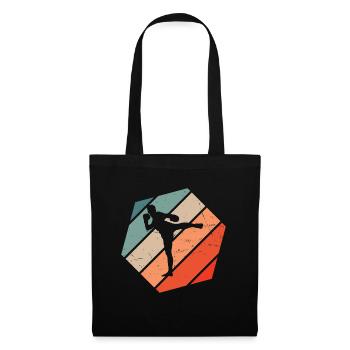 Boxe Thaï Hommes Femmes Muay Thai Boxe Thaï - Sac en tissu - noir - Devant