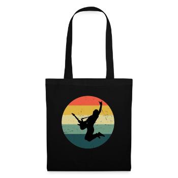 Guitar Guitar Player Guitar Electric Guitar - Tote Bag - black - Front
