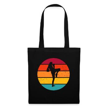 Boxe Thaï Boxe Thaï Femmes Muay Thai Boxe Thaï - Sac en tissu - noir - Devant