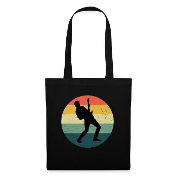 Guitar classical guitar Electric Guitar Women - Tote Bag - black - Front
