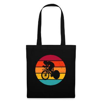 Road bike road bike road cyclist road bike - Tote Bag - black - Front