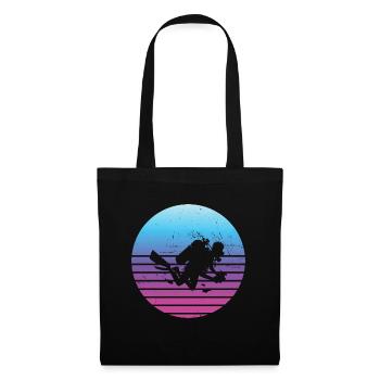 Diver Scuba Diver Diving Men's Scuba Diver - Tote Bag - black - Front