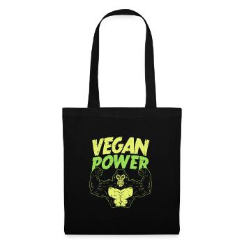 Vegan power - Tote Bag - black - Front