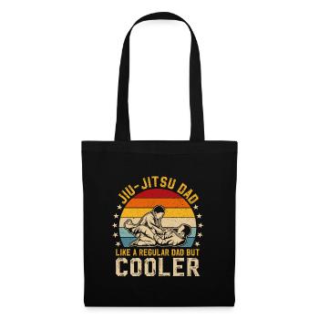 Papa jiu jitsu comme un papa normal mais plus cool - Sac en tissu - noir - Devant