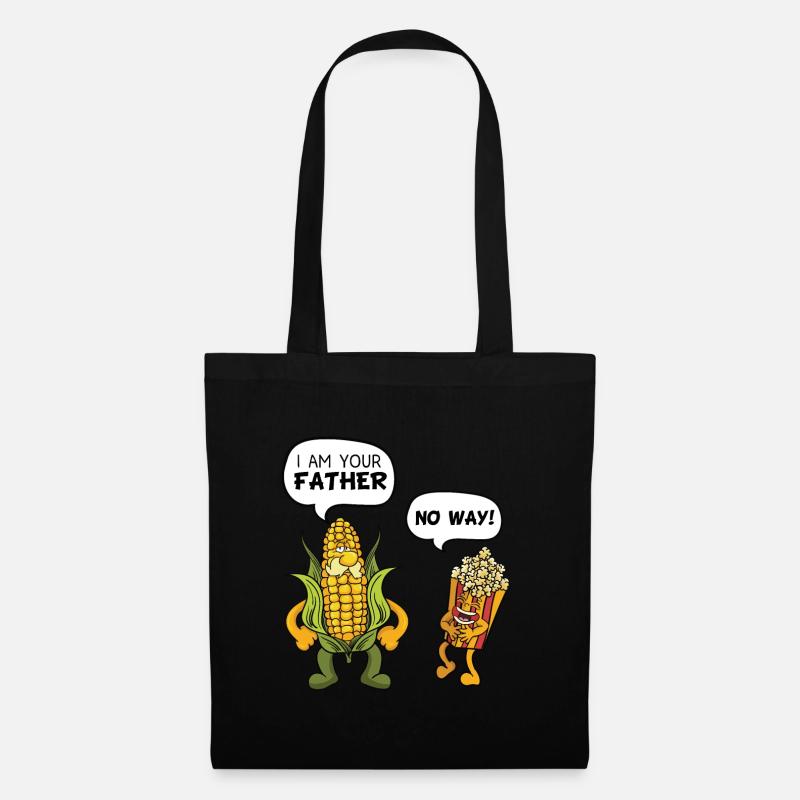 I Am Your Father Popcorn - Stoffbeutel - Schwarz