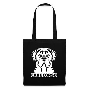 Cane Corso - Sac en tissu - noir - Devant