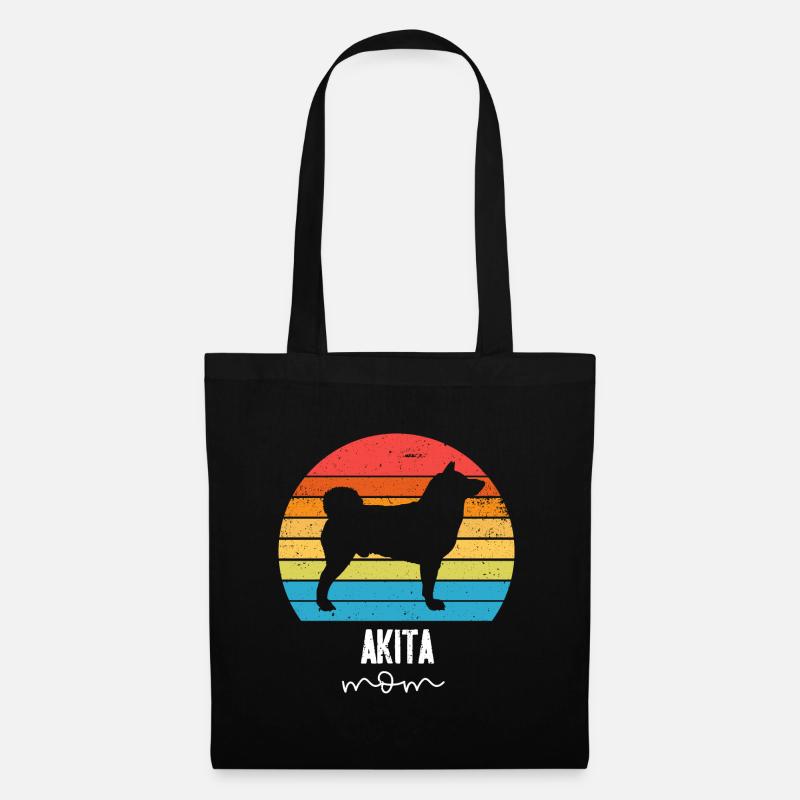 Akita - Stoffbeutel - Schwarz