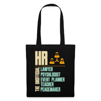Funny Gift For HR Person | HR Manager Gift Idea - Tote Bag - black - Front