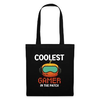 Coolest Gamer in the Patch Funny Halloween Gift - Sac en tissu - noir - Devant