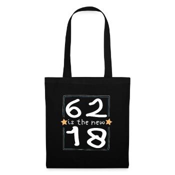62 est la nouvelle police 18 pour enfants - Sac en tissu - noir - Devant