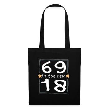 69 est la nouvelle police 18 pour enfants - Sac en tissu - noir - Devant
