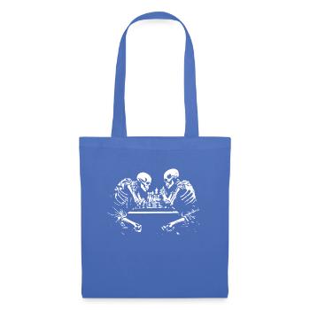 Skeletons Play Chess - Tote Bag - light blue - Front