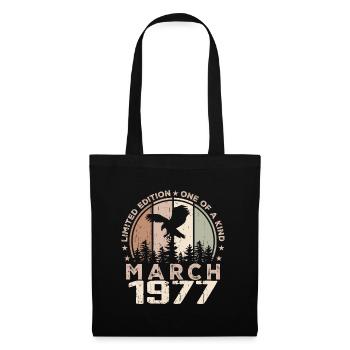 Incomparable since March 1977, 47th Anniversary - Tote Bag - black - Front