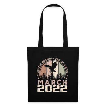 Incomparable depuis mars 2022, 2e Anniversaire - Sac en tissu - noir - Devant