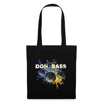 UKRAINE Donbass Sound of ukraine "DON BASS" - Tote Bag - black - Front