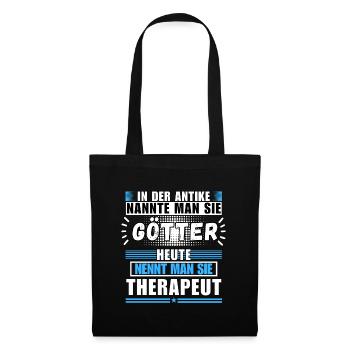 Les dieux dans l’Antiquité. Aujourd’hui Thérapeute - Sac en tissu - noir - Devant