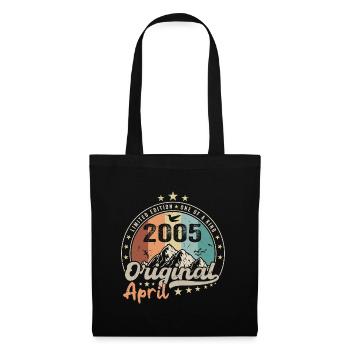 2005 April 2005 Anniversary April 2005 April - Tote Bag - black - Front