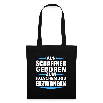 Conductor landed in the wrong job - Tote Bag - black - Front