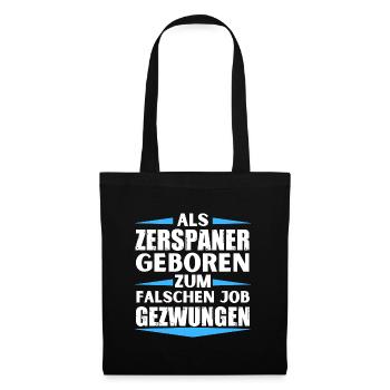 Machinist landed in the wrong job - Tote Bag - black - Front