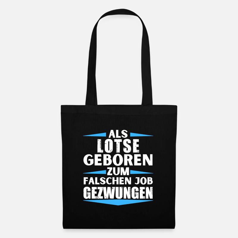 Pilot landed in the wrong job - Tote Bag - black