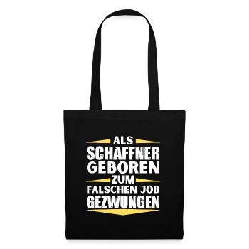 Conductor landed in the wrong job - Tote Bag - black - Front