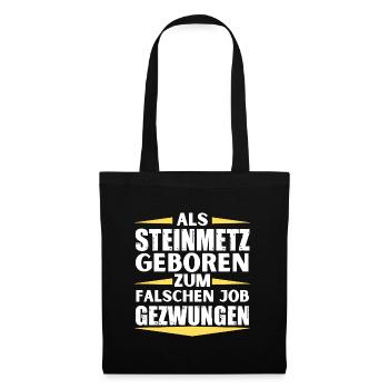 Stonemason landed in the wrong job - Tote Bag - black - Front