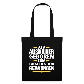 Instructor landed in the wrong job - Tote Bag - black - Front