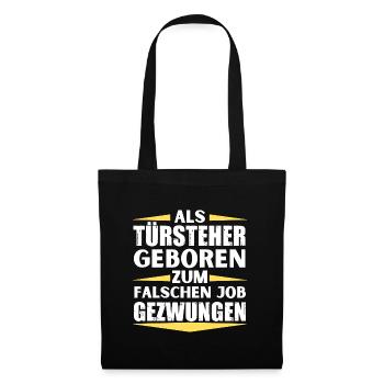 Bouncer landed in the wrong job - Tote Bag - black - Front